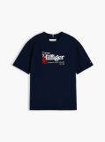 Blue Logo Embroidery Pique T-Shirt  Boys