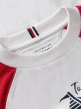 Red Logo Colour-Blocked Raglan Sleeve T-Shirt  Boys