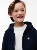 Blue Tonal Flag Logo Terry Zip-Thru Hoody  Boys