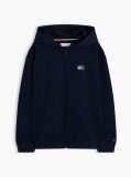 Blue Tonal Flag Logo Terry Zip-Thru Hoody  Boys