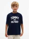 Blue Logo Jersey Crew Neck T-Shirt  Boys