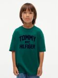 Green Logo Jersey Crew Neck T-Shirt  Boys