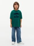 Green Logo Jersey Crew Neck T-Shirt  Boys