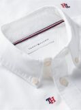 White Regular Fit Varsity Oxford Shirt  Boys