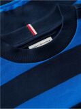 Multi Stripe Logo Badge Crew Neck Sweatshirt  Boys