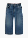 Blue Graphic Elasticated Waist Wide Leg Jeans  Boys