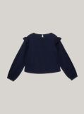 Blue Essential Polka Dot Broderie Anglaise Blouse  Girls