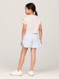 Pink Heart Flag Ruffle Sleeve Relaxed T-Shirt  Girls