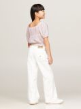 Pink Ditsy Floral Print Cropped Top  Girls