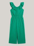 Green TH Monogram Broderie Anglaise Jumpsuit  Girls