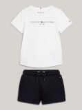 Blue Essential Slim Fit T-Shirt and Shorts Set  Girls