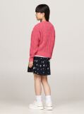 Red Chenille Open Knit Relaxed Jumper  Girls
