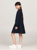 Blue Hilfiger Monotype Broderie Anglaise Dress  Girls