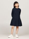 Blue Hilfiger Monotype Broderie Anglaise Dress  Girls