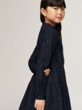 Blue Hilfiger Monotype Broderie Anglaise Dress  Girls
