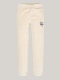 Beige Velour Cuffed Joggers  Girls