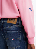 Blue Dark Wash Wide Leg Jeans  Girls