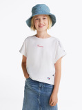 White Star Embroidered Knit Top  Girls