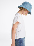 White Star Embroidered Knit Top  Girls