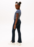 Blue Varsity Skinny Flared Leggings  Girls