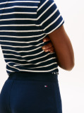 Blue Varsity Skinny Flared Leggings  Girls
