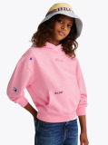 Pink Star Embroidery Relaxed Hoody  Girls