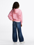 Pink Star Embroidery Relaxed Hoody  Girls