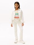 White White Flared Jeans  Girls