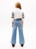 Blue Sequin Flag Wide Leg Jeans  Girls