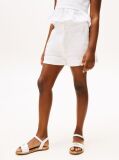White Textured Shorts  Girls