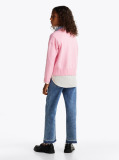 Pink Logo Crew Neck Jumper  Girls