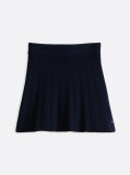 Blue Mini Cable Knit Skirt  Girls