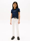 Blue Glitter Logo Crew Neck T-Shirt  Girls