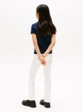 Blue Glitter Logo Crew Neck T-Shirt  Girls