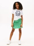 White Graphic Print Relaxed T-Shirt  Girls