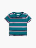 Multi Essential Extra Slim Ribbed Short Sleeve Top  Girls