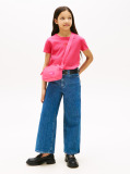 Pink Tonal Flag T-Shirt Short Sleeve  Girls