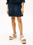 Blue Broderie Anglaise Tape Skirt  Girls