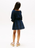 Blue Broderie Anglaise Tape Skirt  Girls