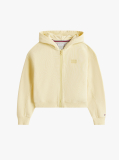 Yellow Relaxed Zip-Thru Hoody  Girls