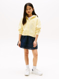 Yellow Relaxed Zip-Thru Hoody  Girls