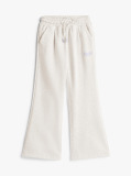 Grey Varsity Flock Logo Wide Leg Joggers  Girls