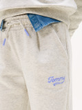Grey Varsity Flock Logo Wide Leg Joggers  Girls
