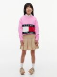 Pink Heritage Flag Rib-Knit Relaxed Jumper  Girls