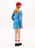 Blue Denim Long Sleeve Dress  Girls