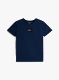 Blue Diamanté Flag Jersey T-Shirt  Girls