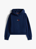 Blue Diamanté Flag Relaxed Fleece Hoody  Girls