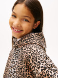 Multi Leopard Hoodie  Girls