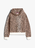 Multi Leopard Hoodie  Girls