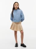 Denim Relaxed Fit Logo Embroidery Chambray Shirt  Girls